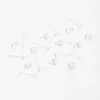Plastic Sensitive Silicone Earrings