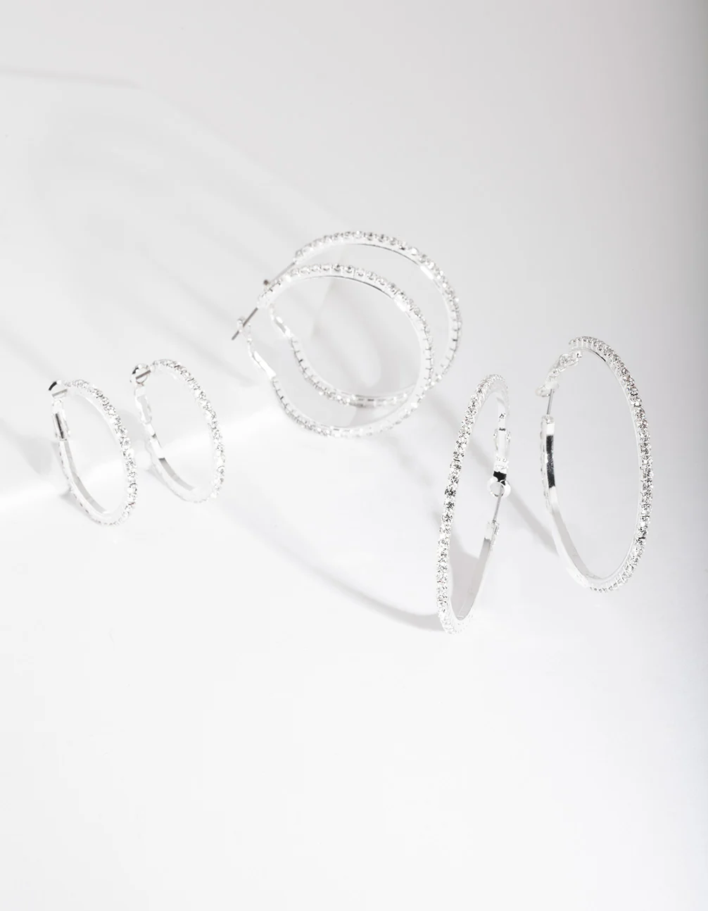 100-silver-diamante-multi-hoop-earring-pack-1.webp Silver Diamante Multi Hoop Earring Pack