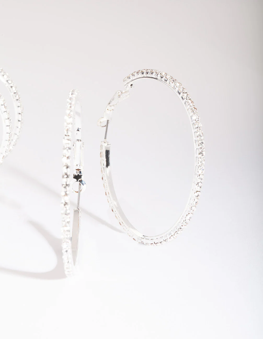 Silver Diamante Multi Hoop Earring Pack