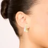 1004-mixed-metal-plated-chubby-stud-earrings-1.webp Mixed Metal Plated Chubby Stud Earrings