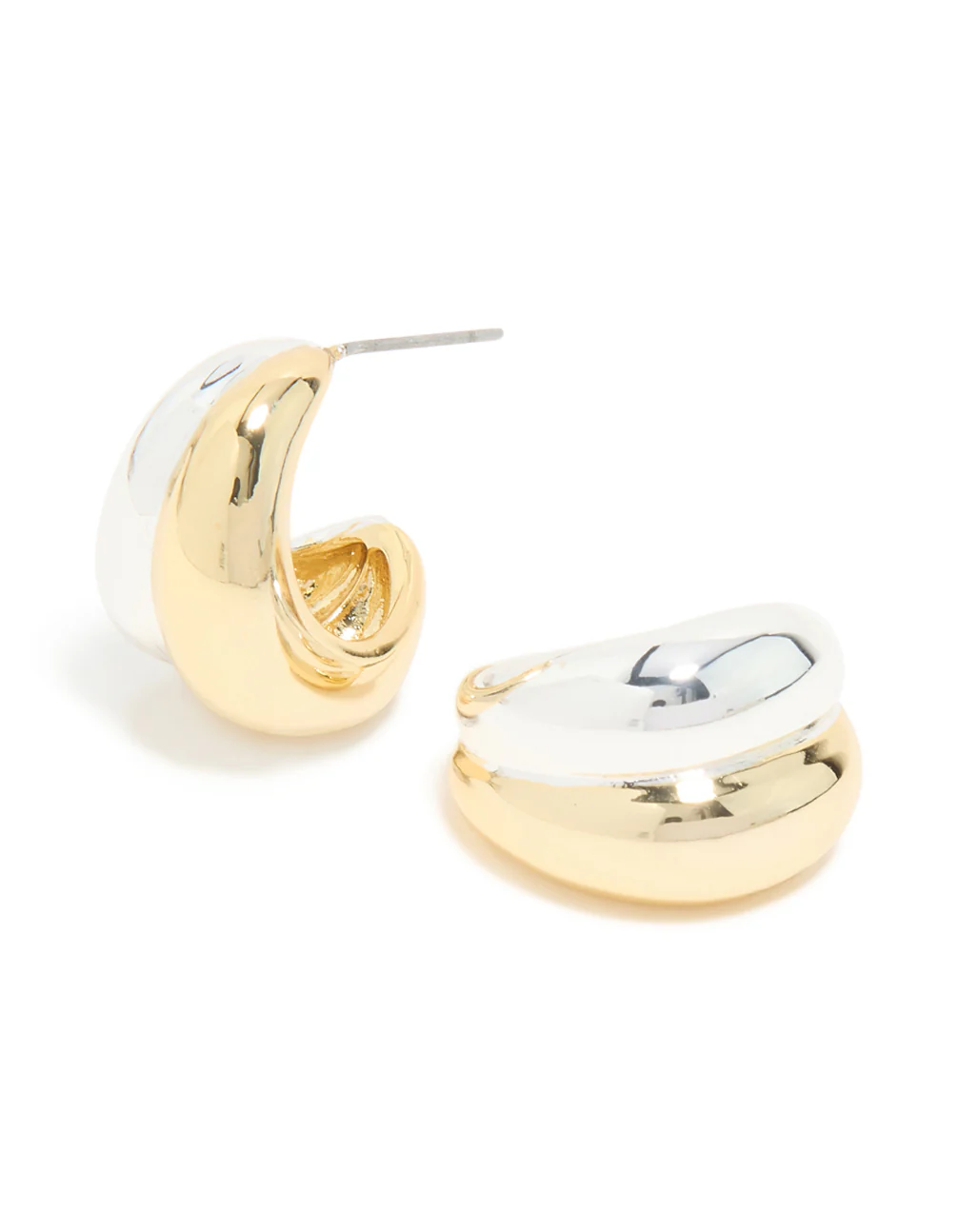1004-mixed-metal-plated-chubby-stud-earrings-2.webp Mixed Metal Plated Chubby Stud Earrings