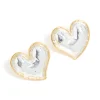 1007-mixed-metal-plated-large-molten-heart-stud-earrings-2.webp Mixed Metal Plated Large Molten Heart Stud Earrings