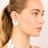 1007-mixed-metal-plated-large-molten-heart-stud-earrings-3.webp Mixed Metal Plated Large Molten Heart Stud Earrings