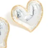 1007-mixed-metal-plated-large-molten-heart-stud-earrings-5.webp Mixed Metal Plated Large Molten Heart Stud Earrings