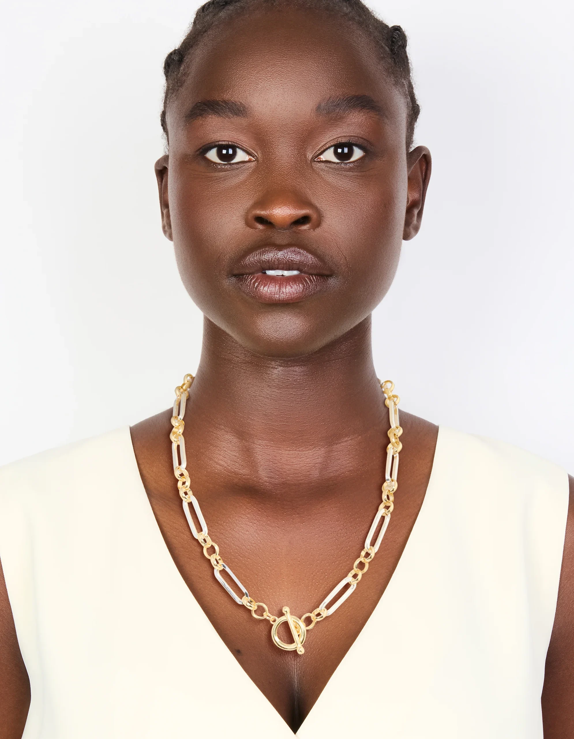 1008-mixed-metal-plated-link-chain-necklace-3.webp Mixed Metal Plated Link Chain Necklace