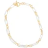 1008-mixed-metal-plated-link-chain-necklace-4.webp Mixed Metal Plated Link Chain Necklace