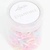 Pastel Elastic Hair Ties 350-Pack