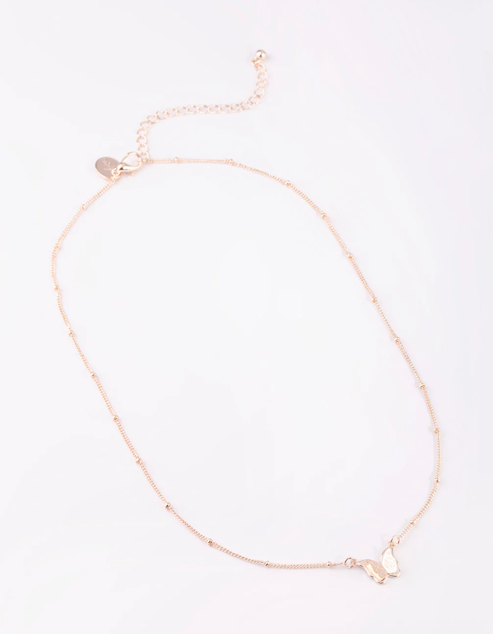 1028-rose-gold-butterfly-necklace-2.webp Rose Gold Butterfly Necklace