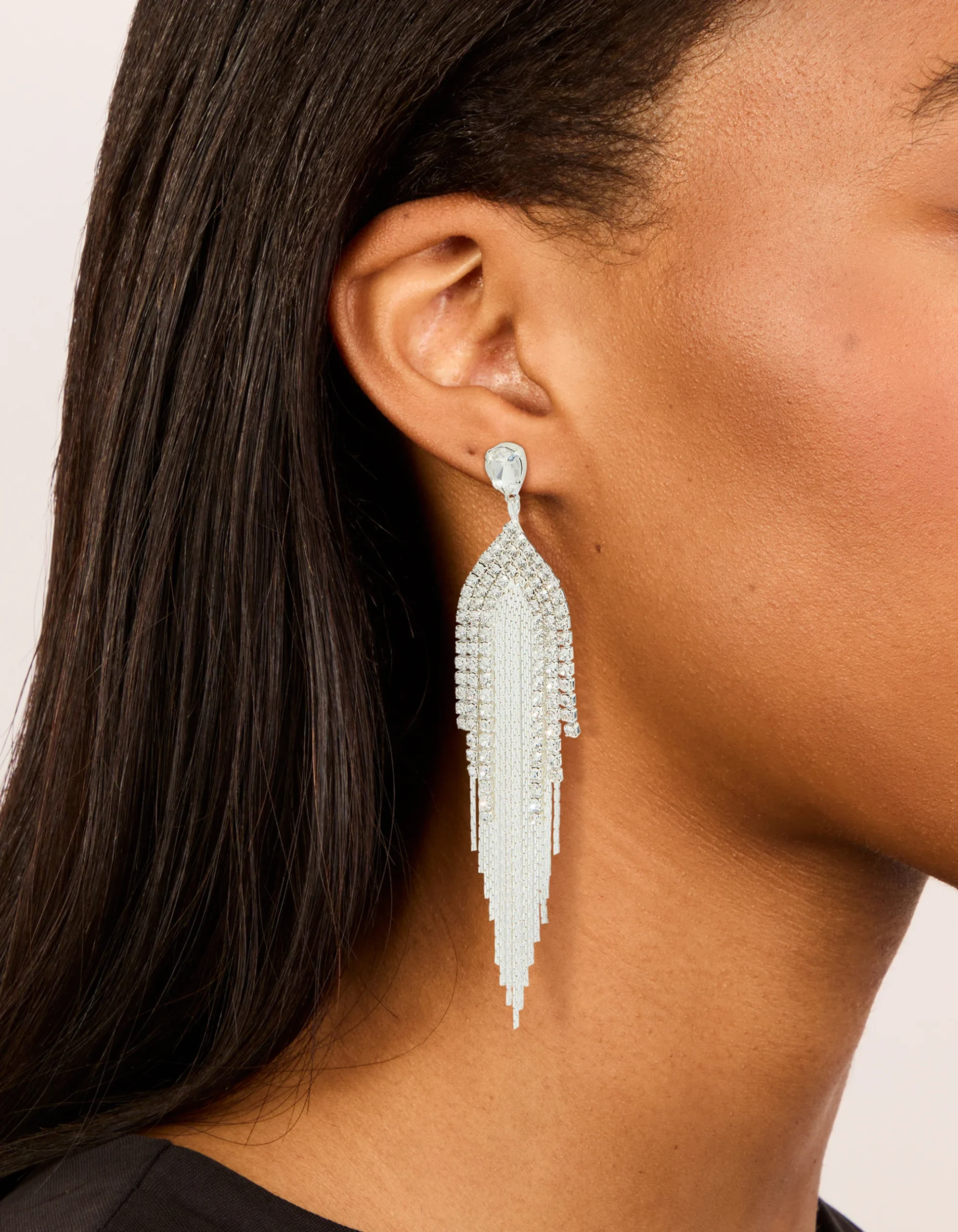103-silver-diamante-dazzle-chain-drop-earrings-1.webp Silver Diamante Dazzle Chain Drop Earrings