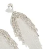 Silver Diamante Dazzle Chain Drop Earrings