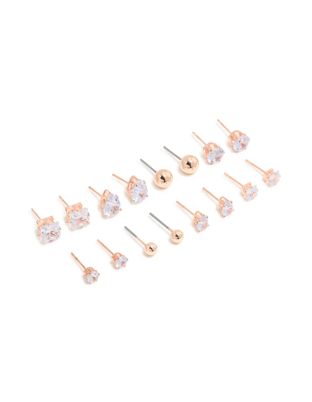 1032-rose-gold-diamante-mixed-shape-stud-earrings-8-pack-1.webp Rose Gold Diamante Mixed Shape Stud Earrings 8-Pack