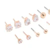 1032-rose-gold-diamante-mixed-shape-stud-earrings-8-pack-2.webp Rose Gold Diamante Mixed Shape Stud Earrings 8-Pack