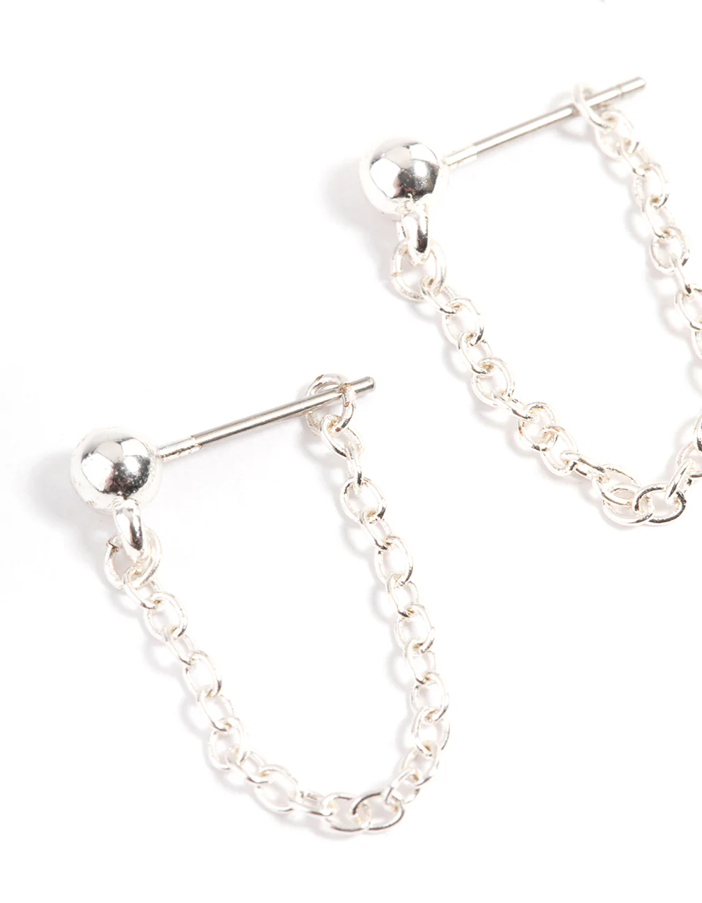 1037-silver-ball-chain-jacket-earrings-2.webp Silver Ball & Chain Jacket Earrings