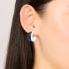 1039-silver-black-enamel-hoop-earrings-1.webp Silver Black Enamel Hoop Earrings