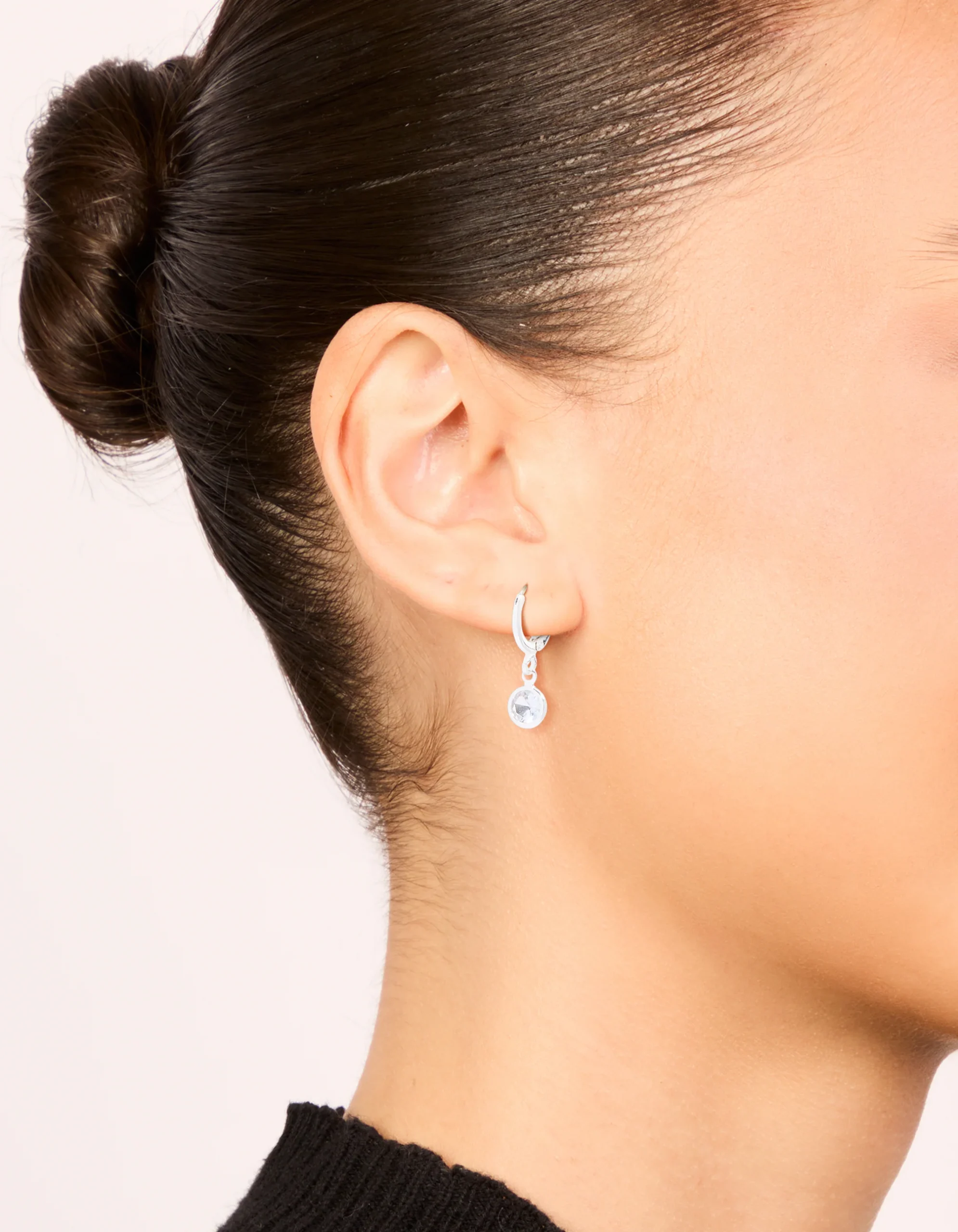 1050-silver-cubic-zirconia-huggie-earrings-1.webp Silver Cubic Zirconia Huggie Earrings