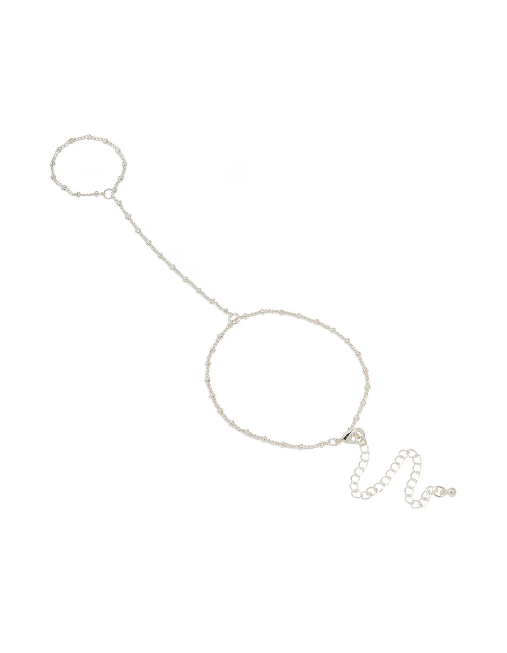 1054-silver-dainty-ball-hand-chain-1.webp Silver Dainty Ball Hand Chain