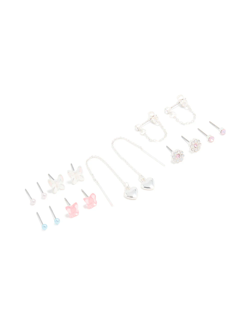 1055-silver-diamante-butterfly-stud-aearrings-8-pack-1.webp Silver Diamante & Butterfly Stud aEarrings 8-Pack