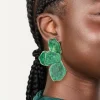 106-emerald-green-coated-metal-half-flower-petal-drop-earrings-1.webp Emerald Green Coated Metal Half Flower Petal Drop Earrings