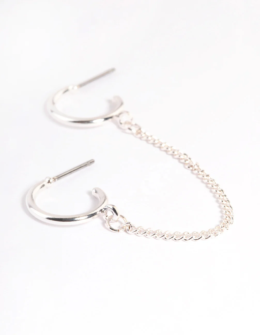 1070-silver-double-hoop-chain-earrings-1.webp Silver Double Hoop Chain Earrings