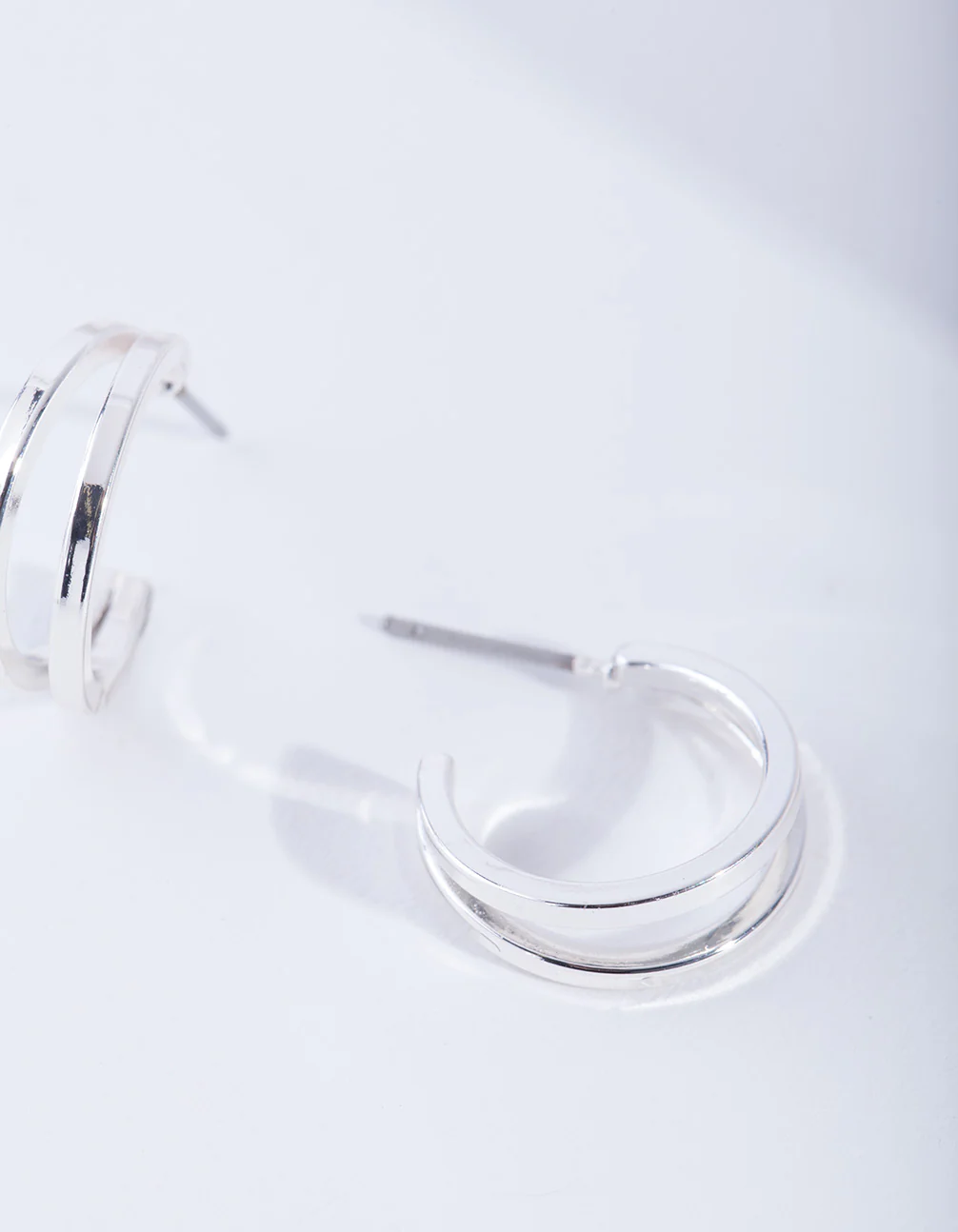 1071-silver-double-hoop-earrings-2.webp Silver Double Hoop Earrings