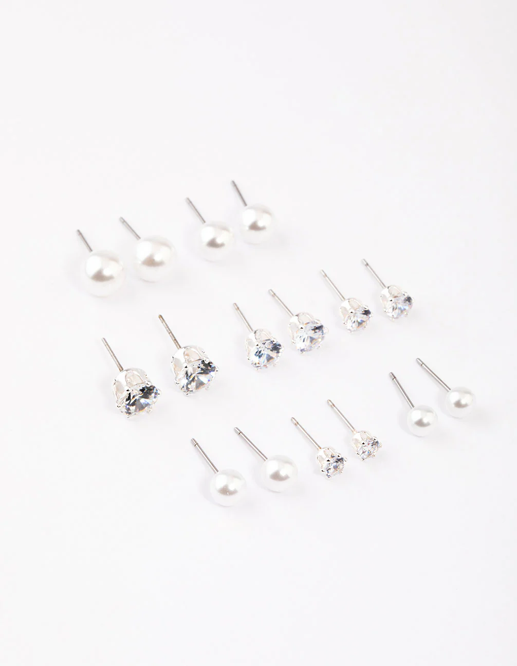 1073-silver-graduating-diamante-pearl-earrings-8-pack-1.webp Silver Graduating Diamante & Pearl Earrings 8-Pack