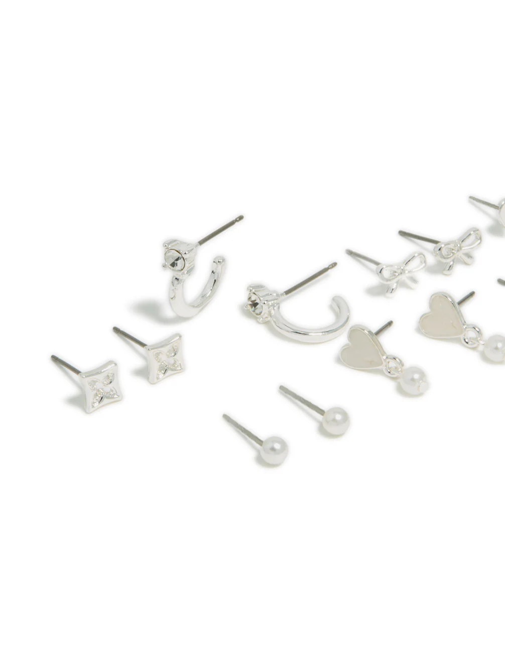 1074-silver-heart-pearl-studs-earrings-7-pack-2.webp Silver Heart & Pearl Studs Earrings 7-Pack