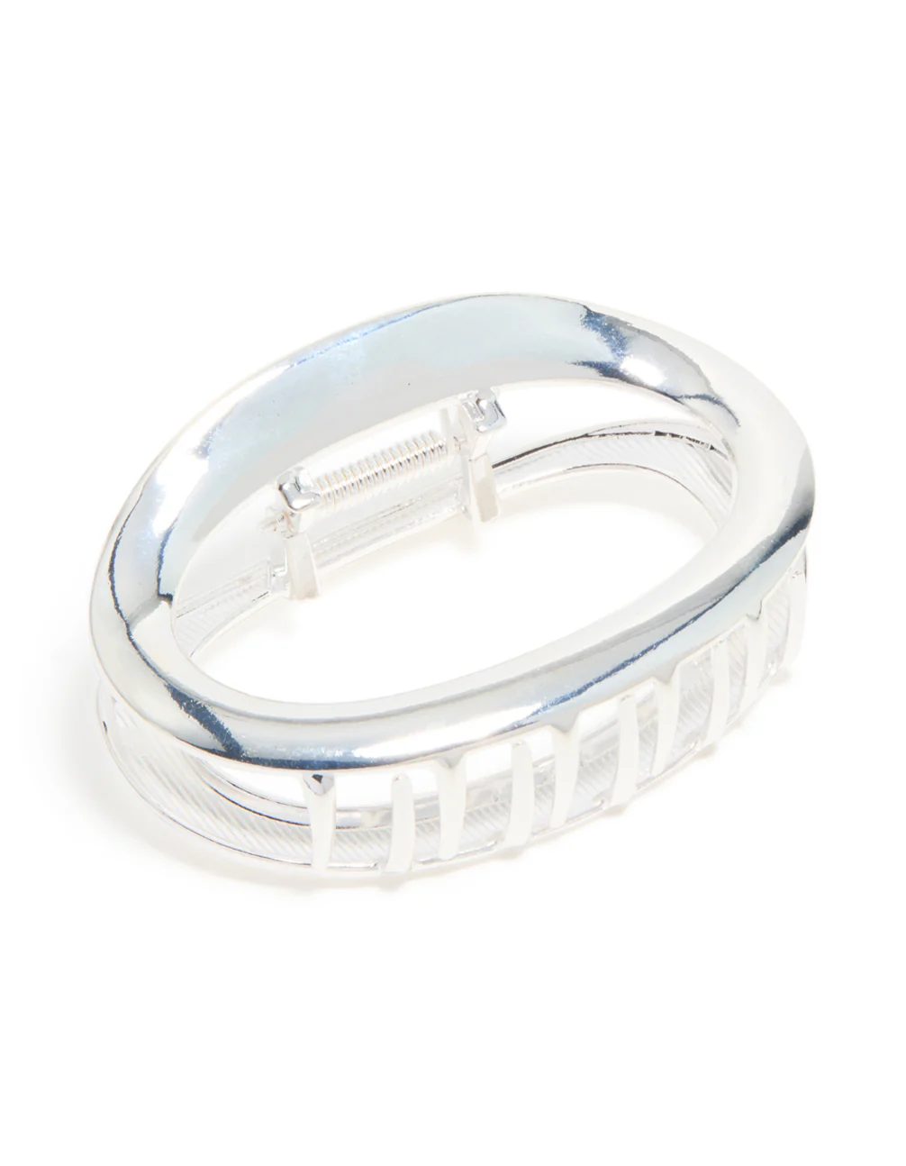 1075-silver-metal-oval-hair-claw-clip-1.webp Silver Metal Oval Hair Claw Clip