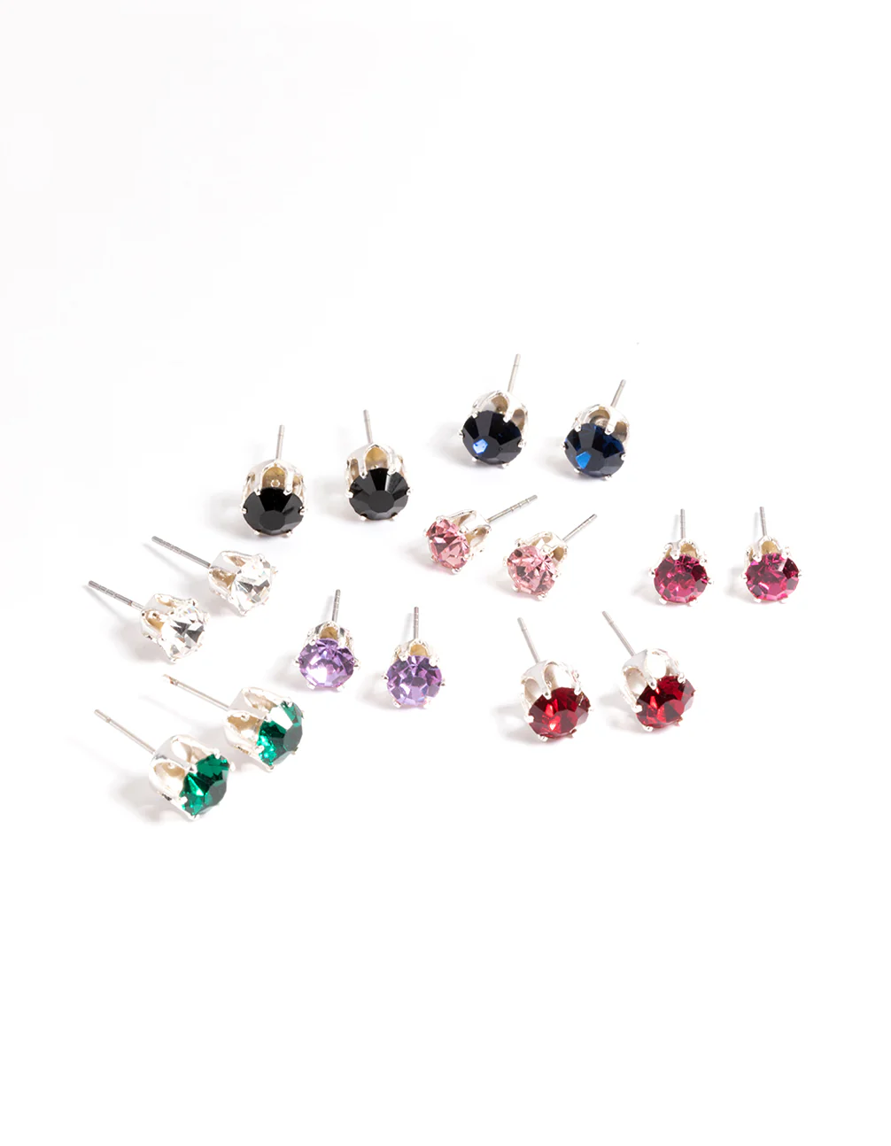 1079-silver-mixed-round-diamante-earring-8-pack-1.webp Silver Mixed Round Diamante Earring 8-Pack