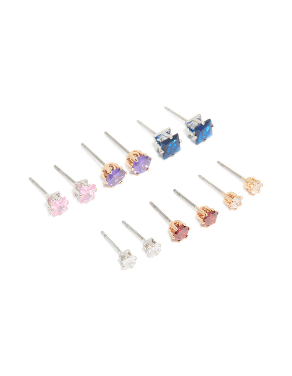 1080-silver-multicoloured-cubic-zirconia-classic-stud-earrings-6-pack-1.webp Silver Multicoloured Cubic Zirconia Classic Stud Earrings 6-Pack