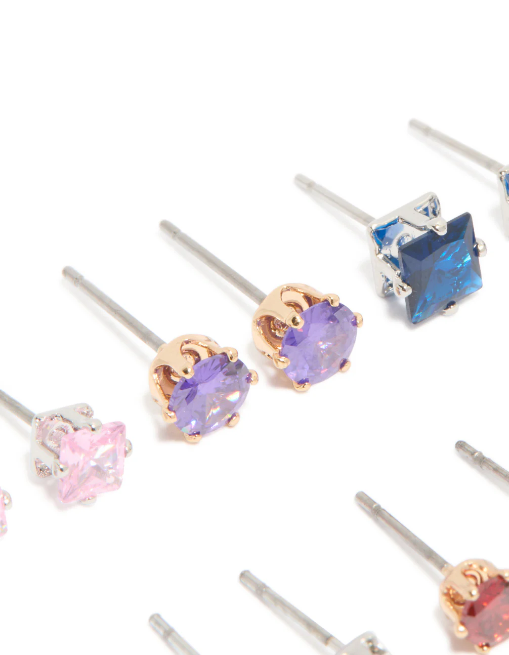 1080-silver-multicoloured-cubic-zirconia-classic-stud-earrings-6-pack-2.webp Silver Multicoloured Cubic Zirconia Classic Stud Earrings 6-Pack