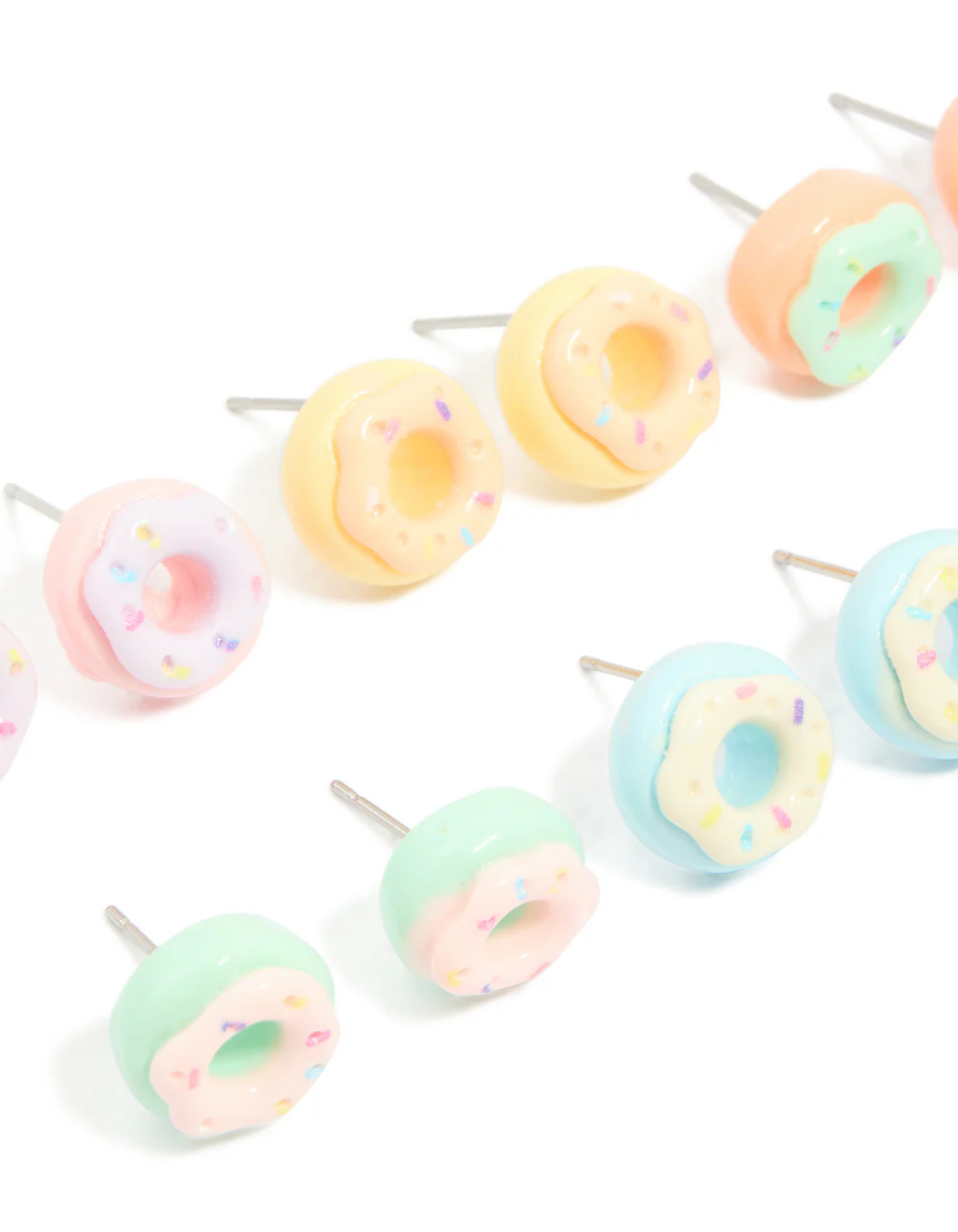 1081-silver-multicoloured-doughnut-earrings-8-pack-2.webp Silver Multicoloured Doughnut Earrings 8-Pack