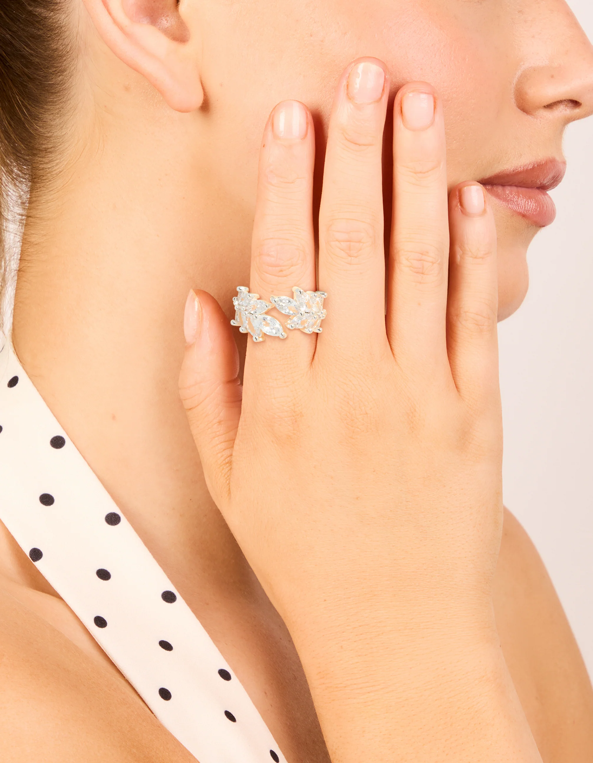 1092-s-m-s-m-variation-2.webp Silver Plated Cubic Zirconia Leaf Wrap Ring