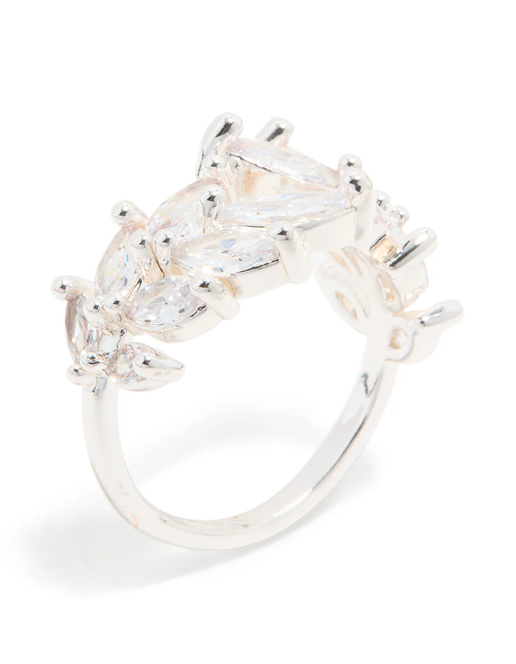 1092-s-m-s-m-variation-4.webp Silver Plated Cubic Zirconia Leaf Wrap Ring