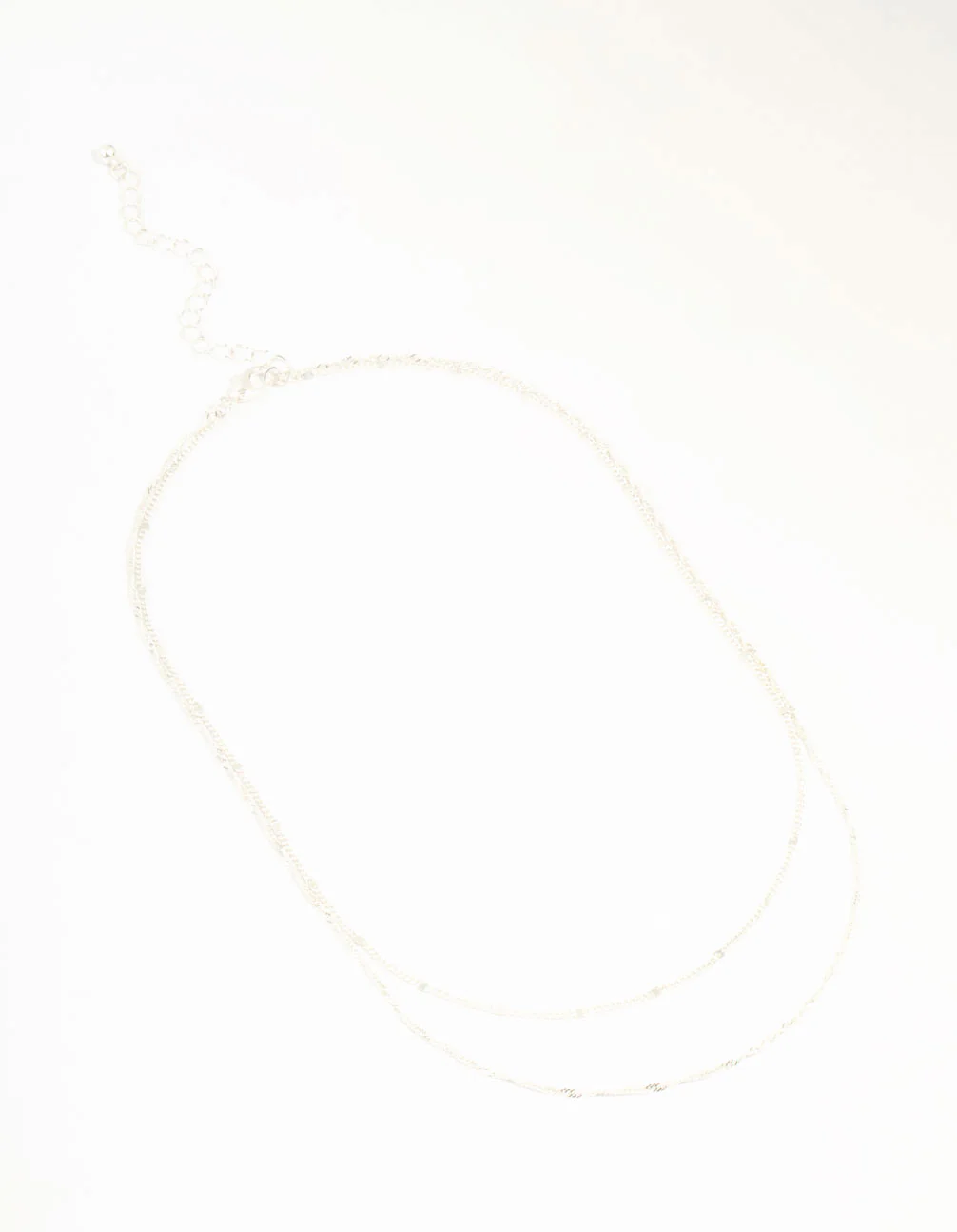 1095-silver-rope-layered-chain-necklace-2.webp Silver Rope Layered Chain Necklace
