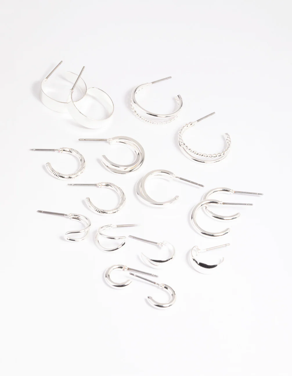 1098-silver-simple-hoop-earring-8-pack-1.webp Silver Simple Hoop Earring 8-Pack