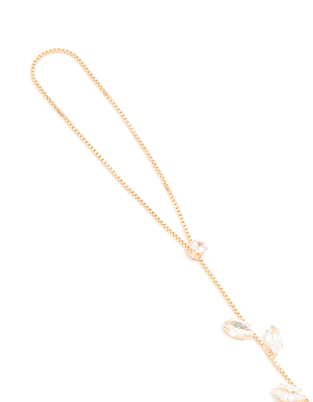 11-gold-cubic-zirconia-marquise-hand-chain-2.webp Gold Cubic Zirconia Marquise Hand Chain