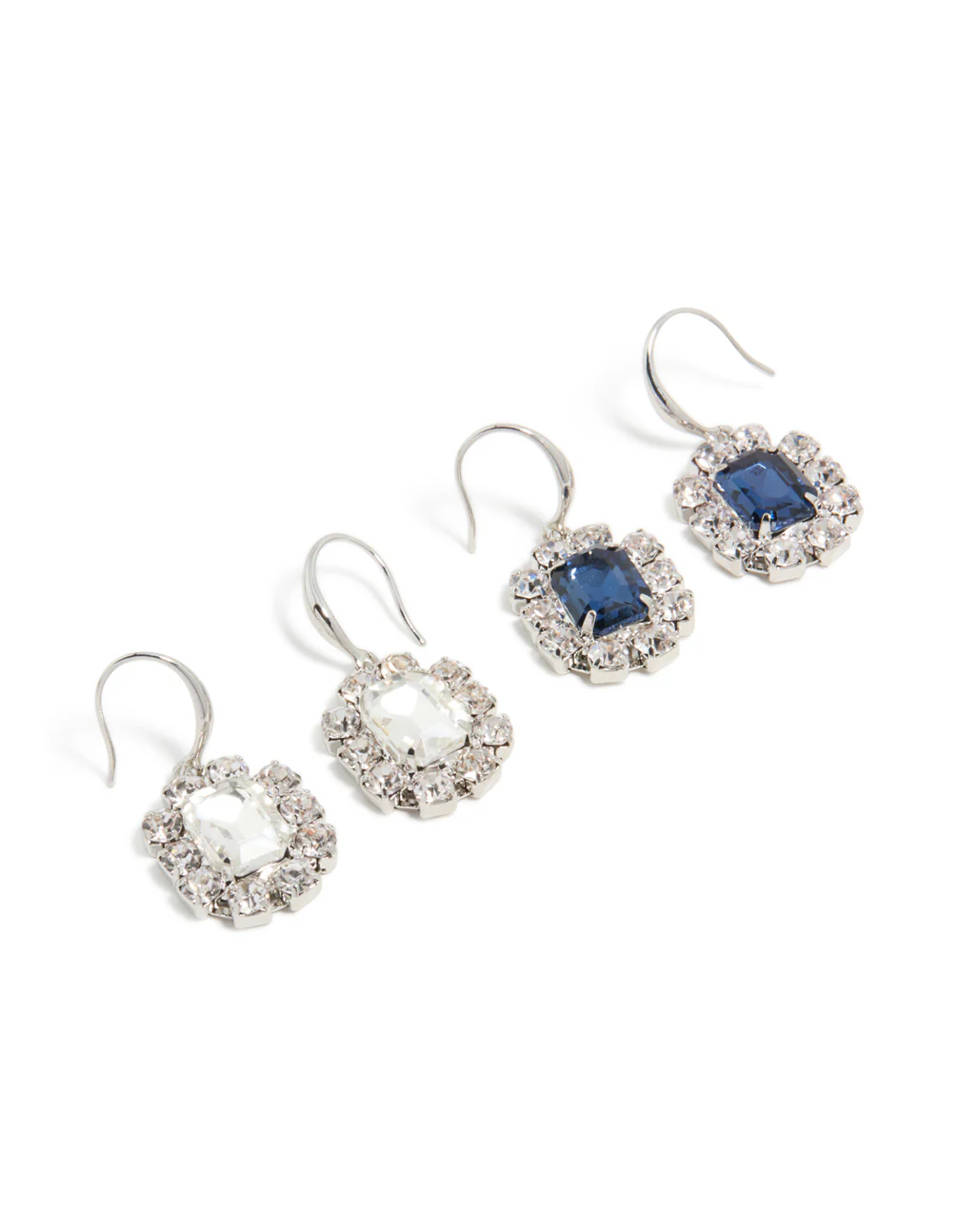 110-silver-clear-blue-diamante-hook-earrings-2-pack-2.webp Silver Clear & Blue Diamante Hook Earrings 2- Pack