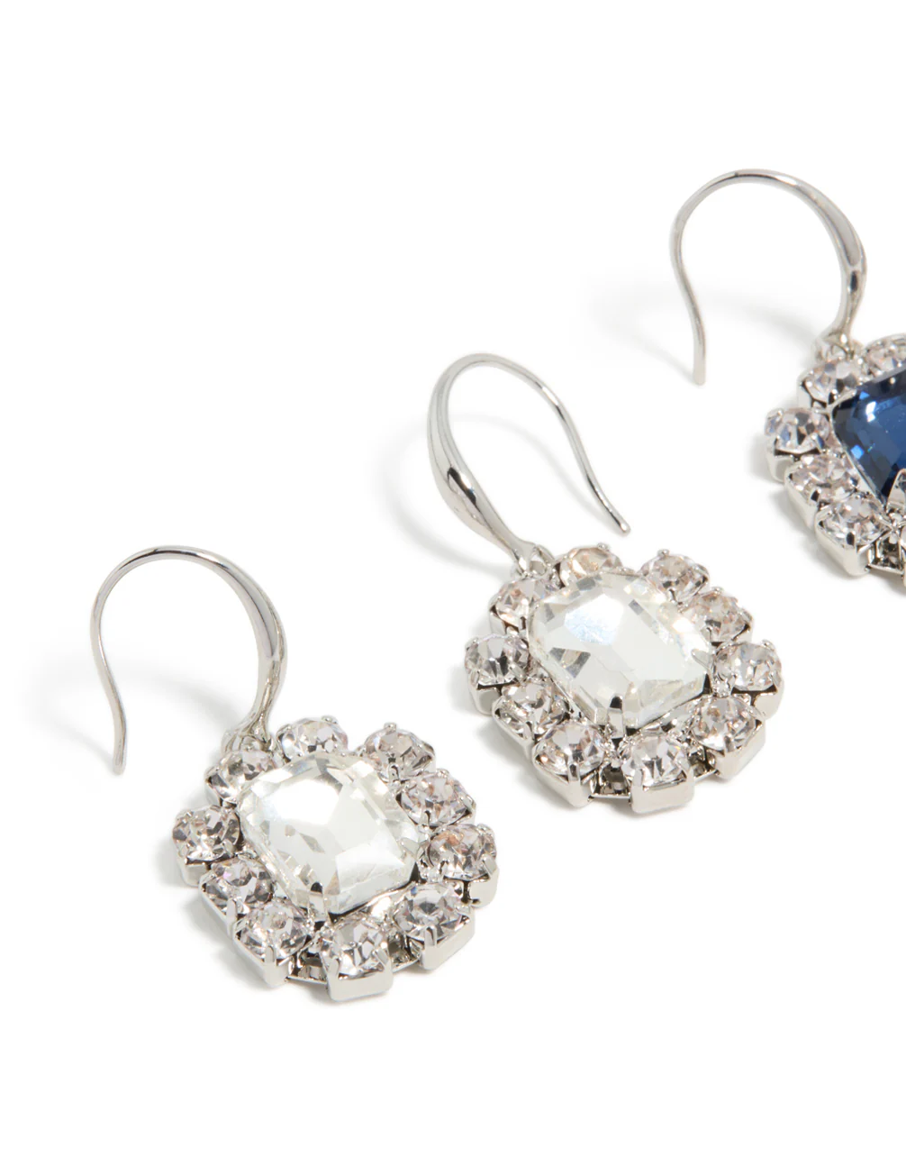 110-silver-clear-blue-diamante-hook-earrings-2-pack-4.webp Silver Clear & Blue Diamante Hook Earrings 2- Pack