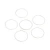 Silver Textured & Smooth Bangles 6-Pack