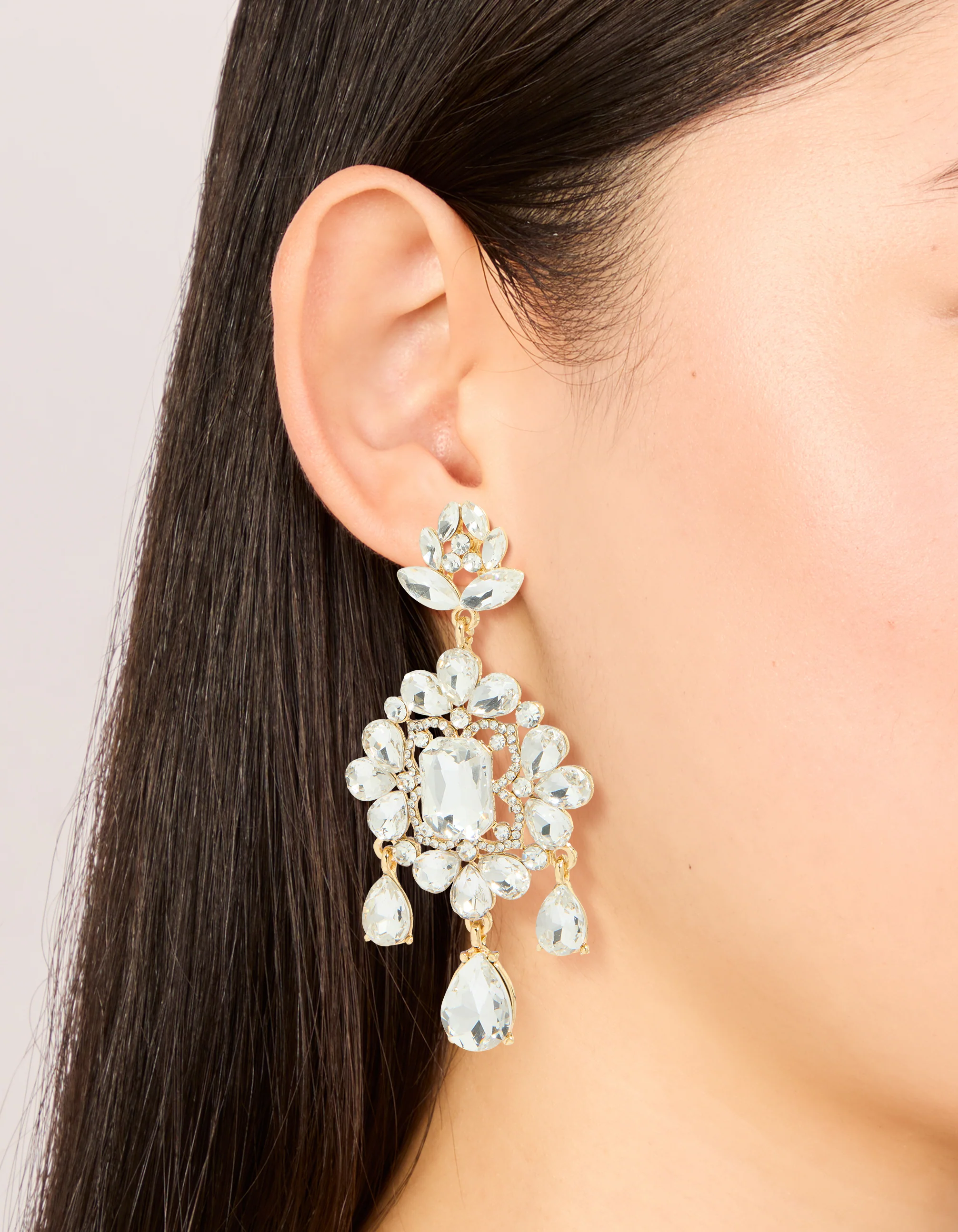 111-gold-clear-diamante-square-drop-earrings-1.webp Gold Clear Diamante Square Drop Earrings