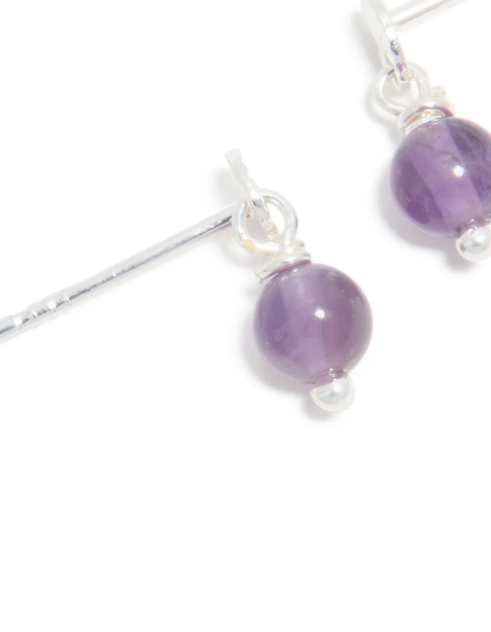 1116-sterling-silver-amethyst-semi-precious-stone-drop-earrings-4.webp Sterling Silver Amethyst Semi-Precious Stone Drop Earrings