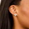 1117-sterling-silver-flower-petal-stud-earrings-1.webp Sterling Silver Flower Petal Stud Earrings