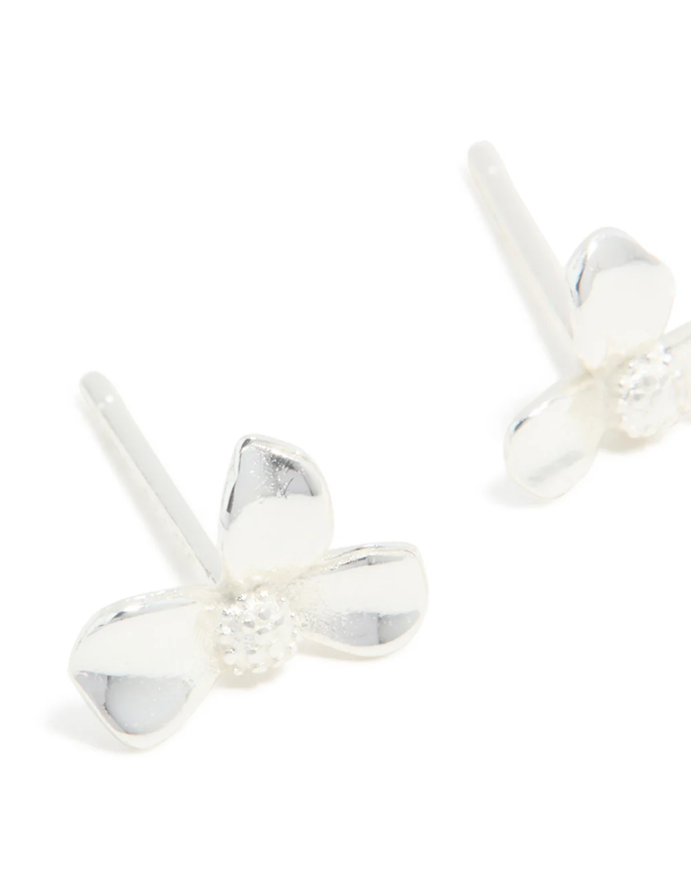 1117-sterling-silver-flower-petal-stud-earrings-3.webp Sterling Silver Flower Petal Stud Earrings