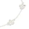 Sterling Silver Flower Trio Bracelet