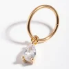 Surgical Steel Gold Pear Belly Ring