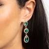 113-green-diamante-circle-teardrop-earrings-1.webp Green Diamante Circle & Teardrop Earrings