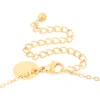 Waterproof Gold Plated Stainless Steel Bamboo Letter T Necklace