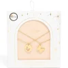 Waterproof Gold Plated Stainless Steel BFF Butterfly Layered Necklace