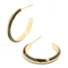 1132-waterproof-gold-plated-stainless-steel-black-enamel-stripe-hoop-earrings-1.webp Waterproof Gold Plated Stainless Steel Black Enamel Stripe Hoop Earrings