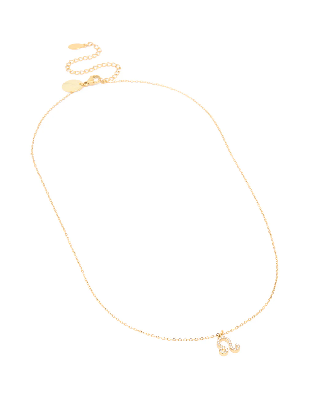 1141-waterproof-gold-plated-stainless-steel-cubic-zirconia-leo-zodiac-sign-necklace-4.webp Waterproof Gold Plated Stainless Steel Cubic Zirconia Leo Zodiac Sign Necklace